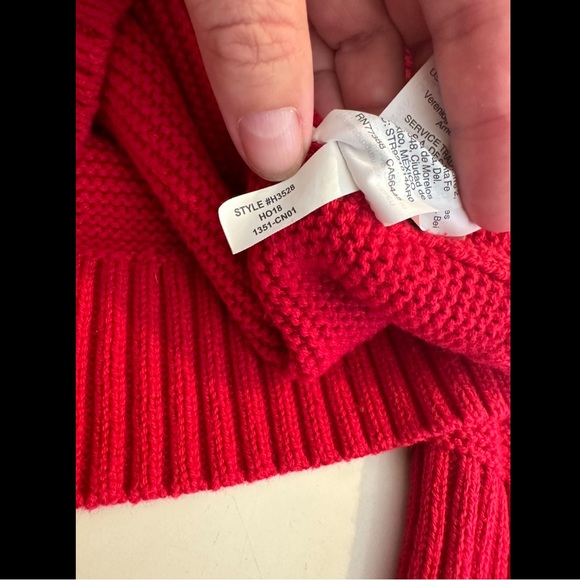 J.CREW Mercantile Classic Crewneck Sweater Red Wool Blends Knit Workwear - Picture 10 of 11